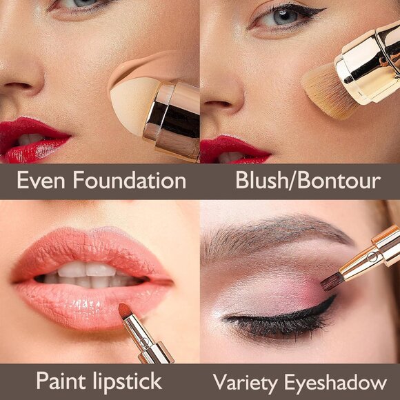 Premium Makeup Brush Travel Makeup Brush set Dual Ended(1 Pack) - Picture 8 of 11